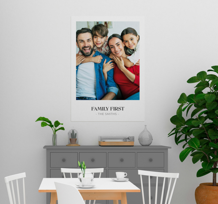 Affiche personnalisable du premier amour de la famille - TenStickers