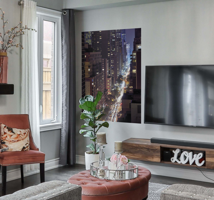 Affiche des bâtiments de la ville de new york - TenStickers