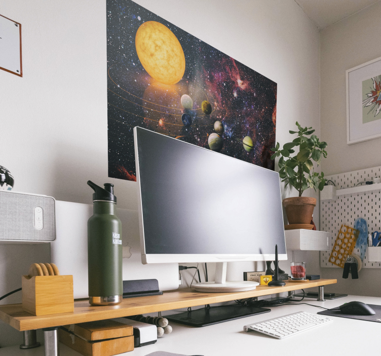 Impression d'affiche du système solaire - TenStickers