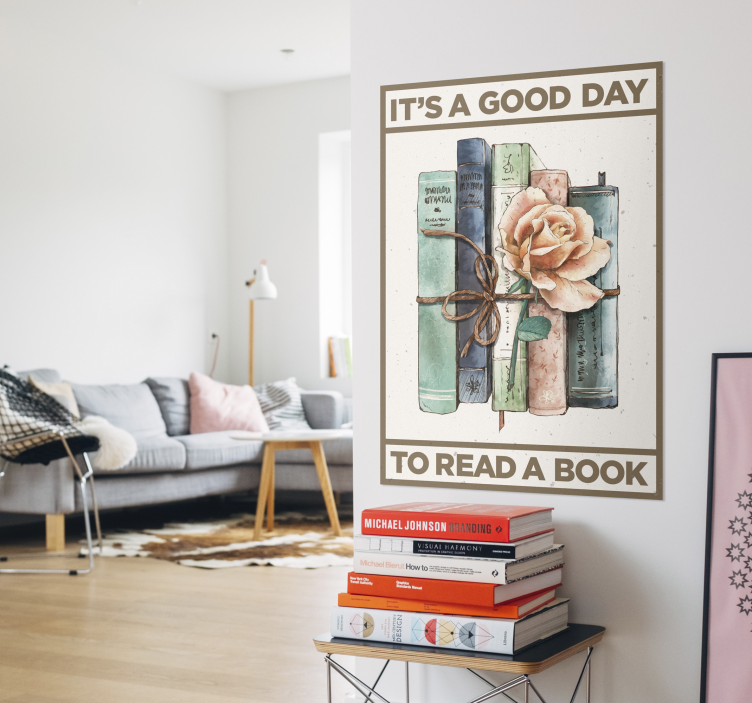 Impression d'affiche de livre vintage - TenStickers