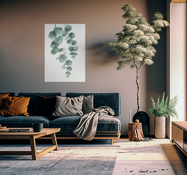 Poster arbre branches d'eucalyptus - TenStickers
