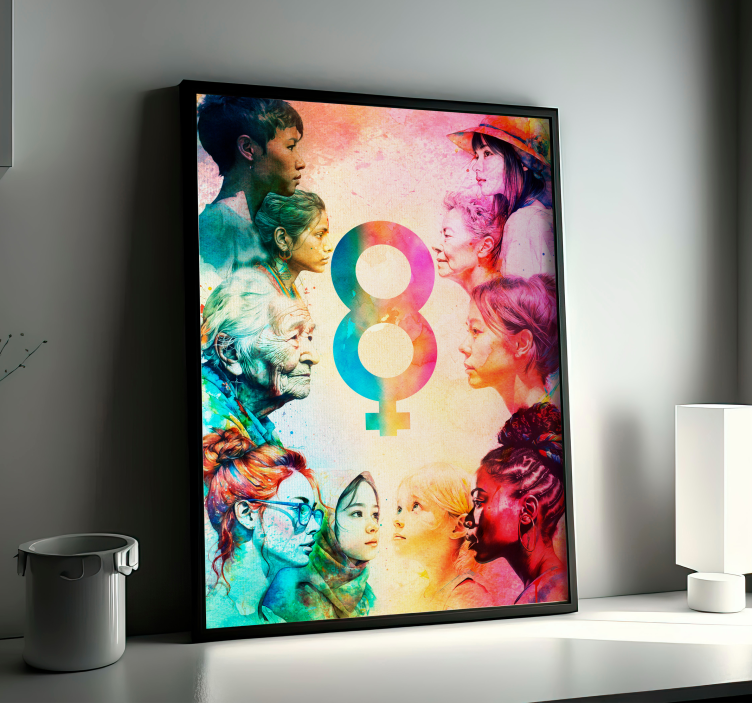 Poster Journée de la Femme - TenStickers