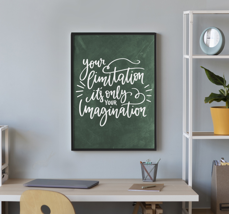 Poster phrases citation d'imagination - TenStickers