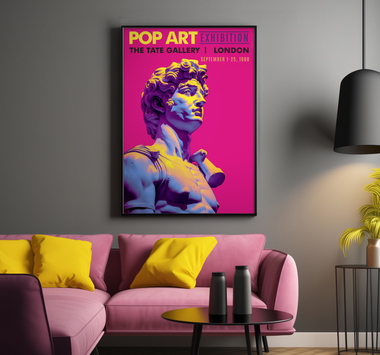 Poster salon exposition pop art - TenStickers