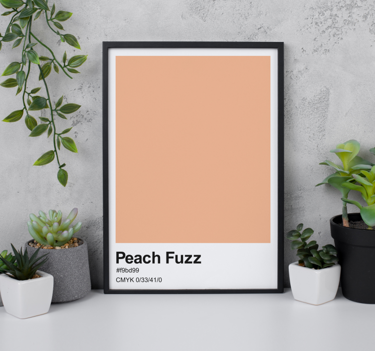 Poster tendance Peach Fuzz - TenStickers