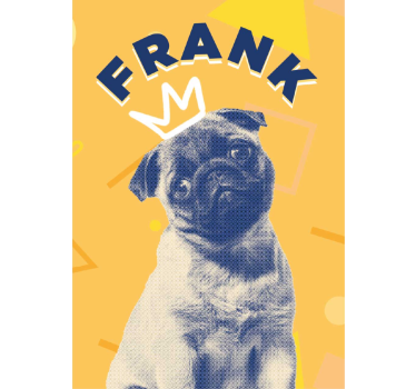 Poster animaux pop-art personnalisé - TenStickers