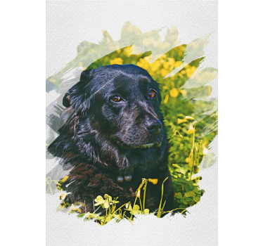 Poster animaux aquarelle personnalisée - TenStickers