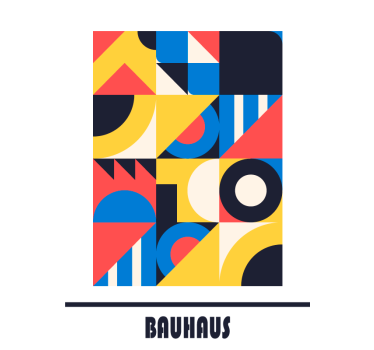 Conception d'affiche bauhaus - TenStickers