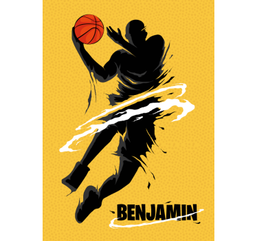 Affiche de basketteur - TenStickers