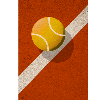 Affiche de tennis - TenStickers