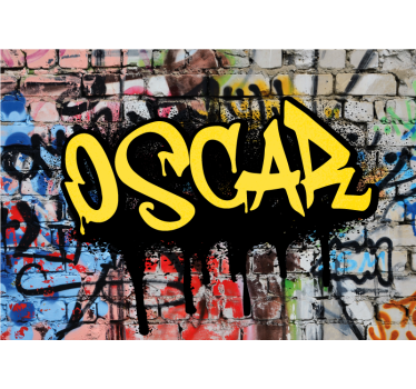 Affiche personnalisée d'art de graffiti - TenStickers