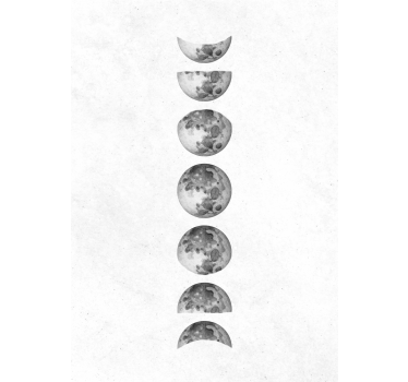 Poster phases de la lune - TenStickers