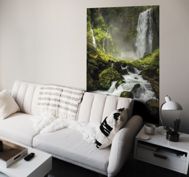 Affiche de cascade de paysage - TenStickers
