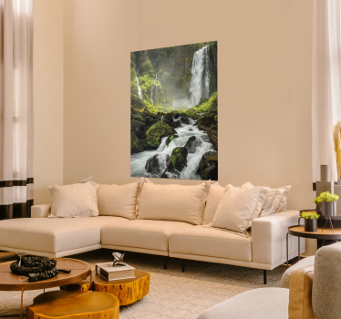 Affiche de cascade de paysage - TenStickers