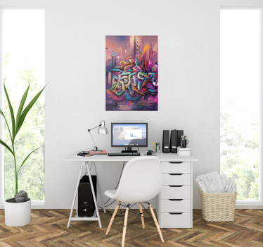 Affiche de graffitis d'art de rue - TenStickers