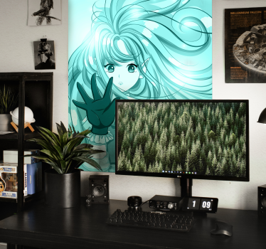 Affiche de jolie fille anime - TenStickers