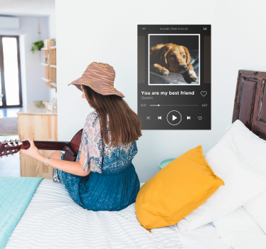 Affiche de musique de lecteur de musique personnalisable - TenStickers