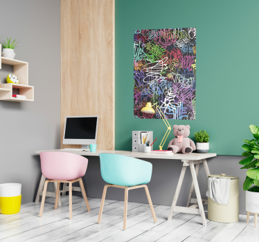 Affiche de peinture sur toile d'art de rue - TenStickers