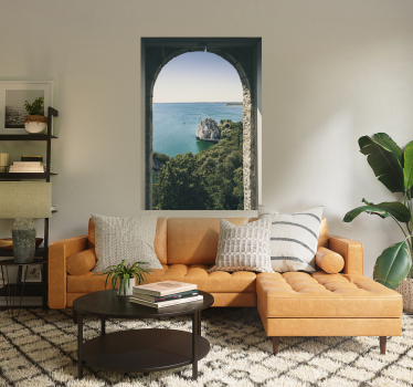 Affiche de vue sur la mer paysage - TenStickers