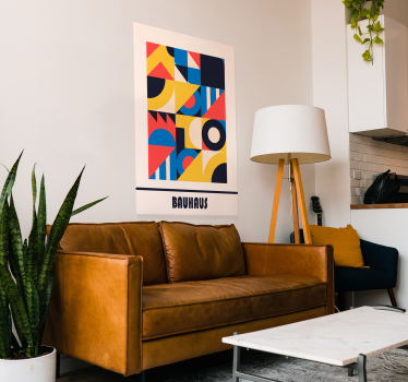 Conception d'affiche bauhaus - TenStickers