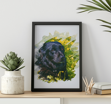 Poster animaux aquarelle personnalisée - TenStickers