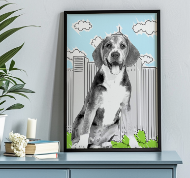 Poster animaux dessin animé personnalisé - TenStickers