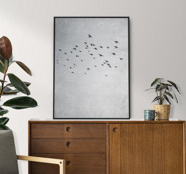 Poster animaux oiseaux qui volent - TenStickers