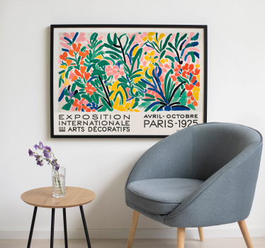 Affiche art exposition d'art naturaliste - TenStickers