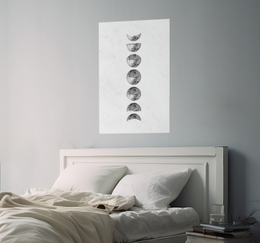 Poster phases de la lune - TenStickers