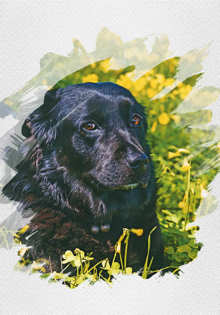Poster animaux aquarelle personnalisée - TenStickers
