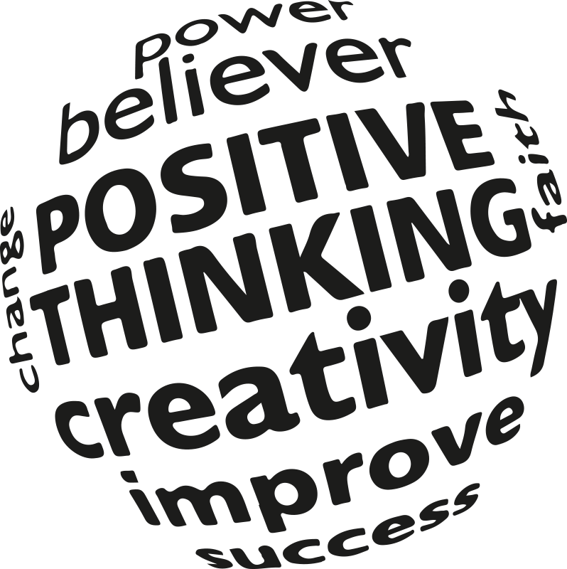 Poster bureau croyant puissant améliorez - TenStickers