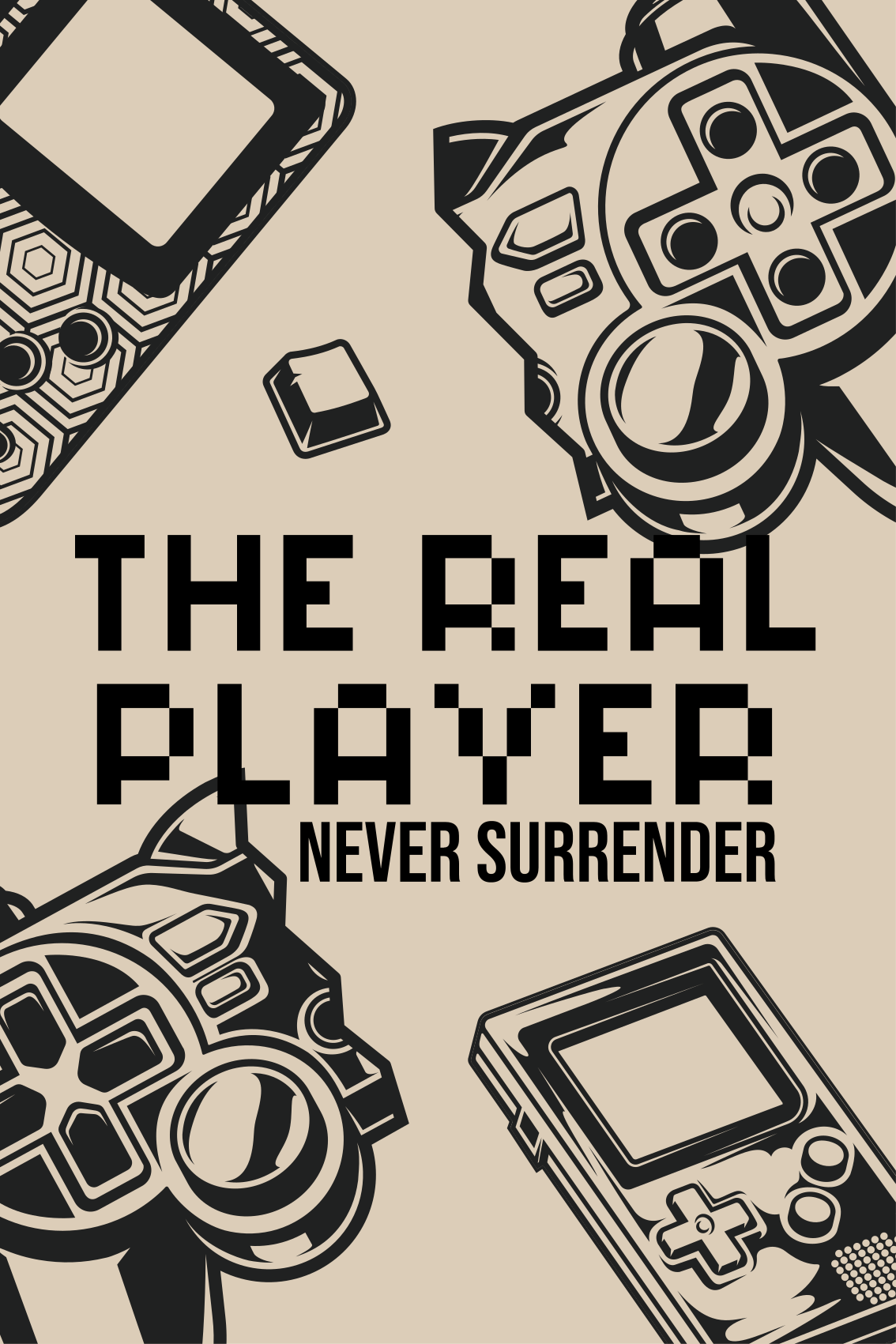 Poster chambre ado joueur réaliste - TenStickers