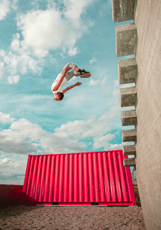 Poster chambre ado parkour sportif et dynamique - TenStickers