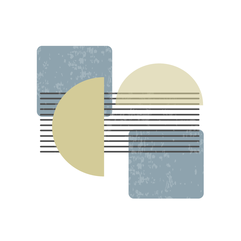 Poster salon art contemporain design moderne - TenStickers