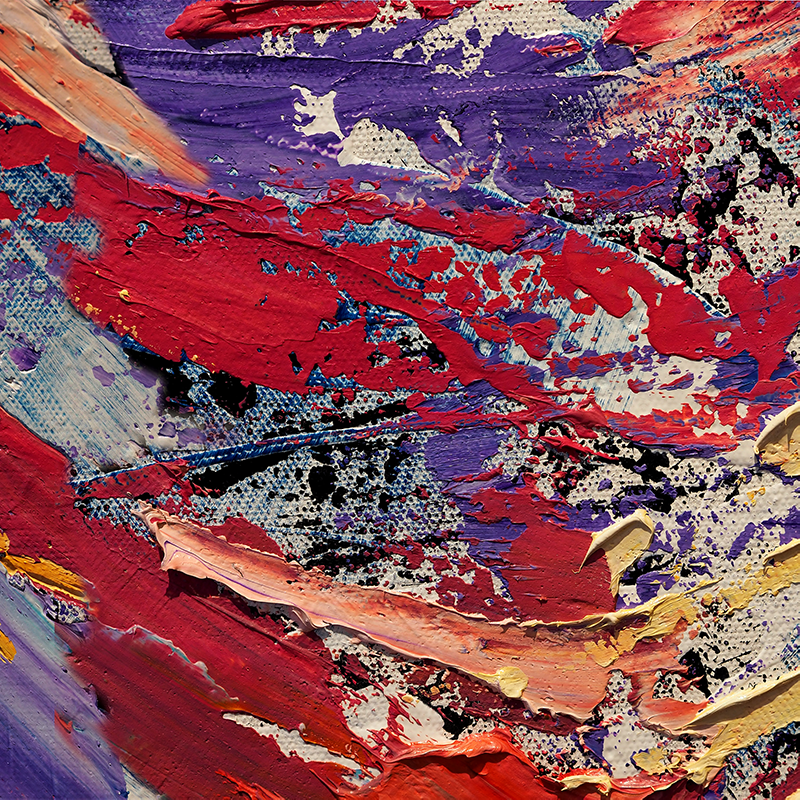 Poster salon peinture éclatante de couleurs - TenStickers