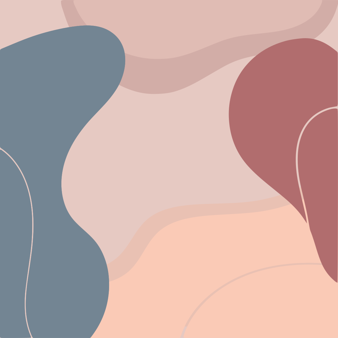 Poster salon couleurs douces d'art mural - TenStickers