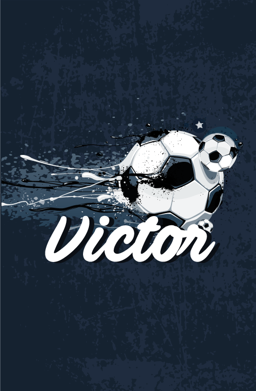 Poster chambre enfant design original avec prénom - TenStickers