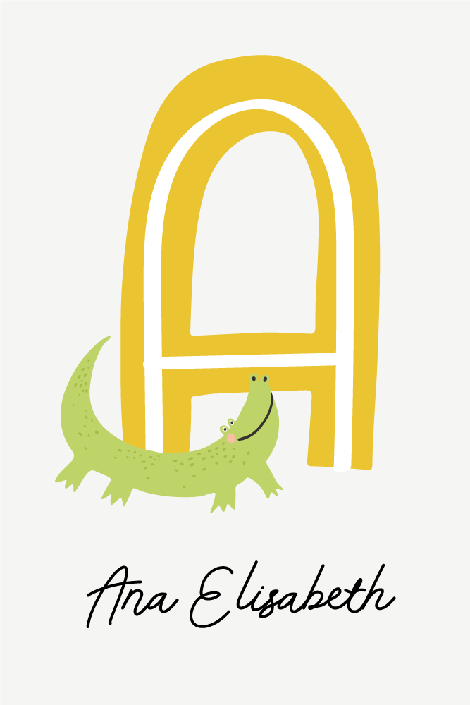 Poster chambre ado compagnon crocodile - TenStickers