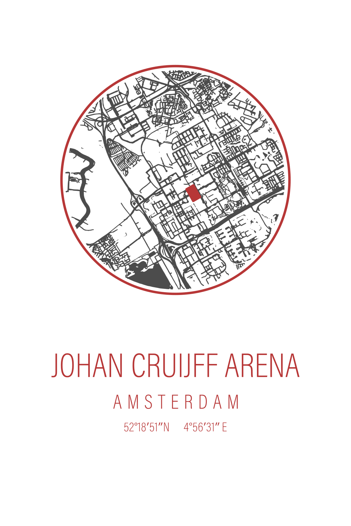 Poster sports amsterdam arena - TenStickers