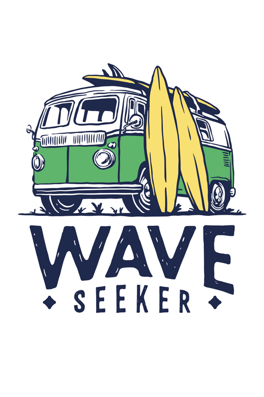 Poster sports aventure de surf - TenStickers