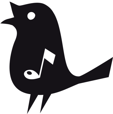 Poster musique oiseau chanteur décoratif - TenStickers