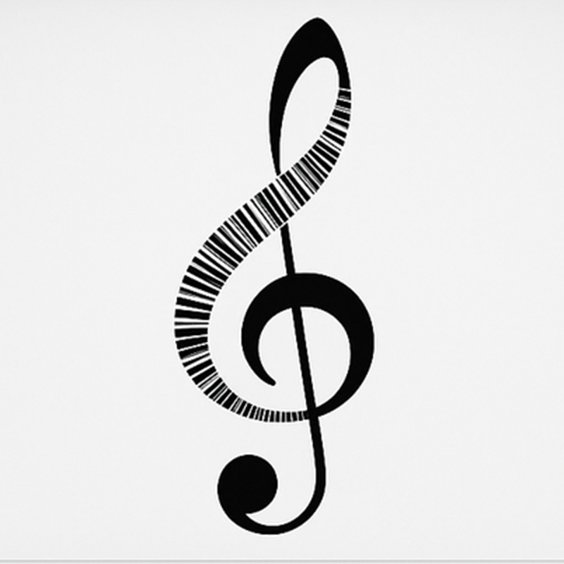 Poster musique note de musique - TenStickers