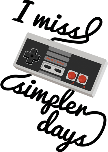Poster vintage autocollants geek jours simples - TenStickers