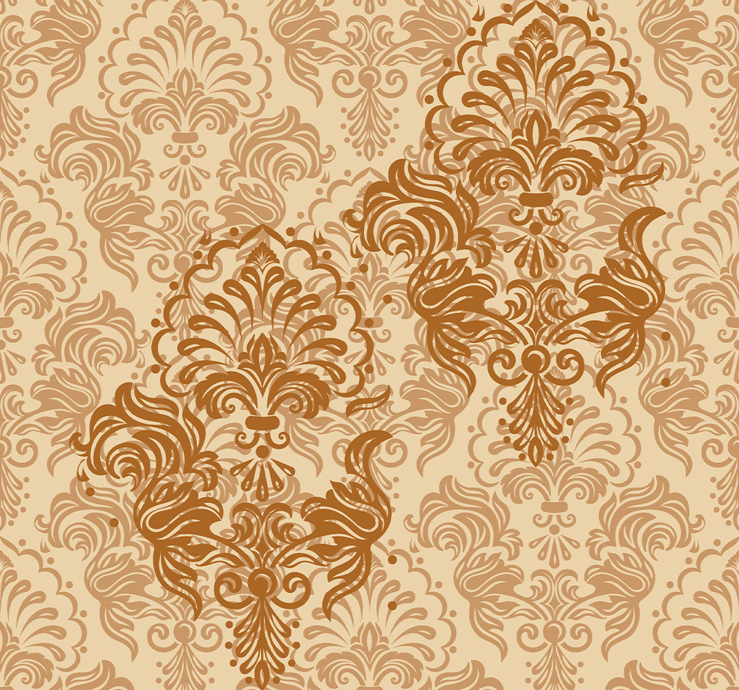 Poster vintage motif dégradé aux couleurs chaudes - TenStickers
