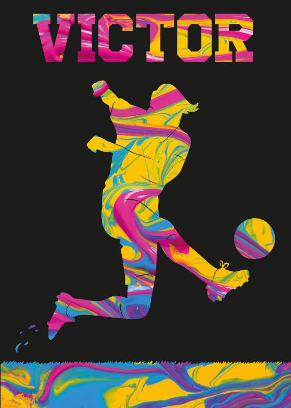 Poster football pour les passionnés de foot - TenStickers