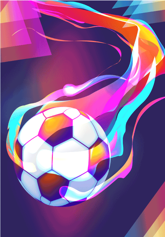 Poster football pour passionnés de foot - TenStickers