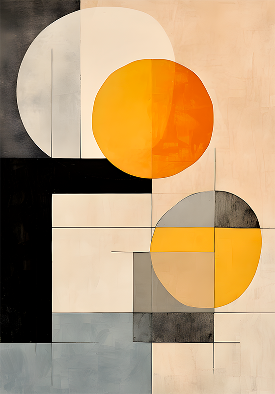 Poster art formes géométriques - TenStickers