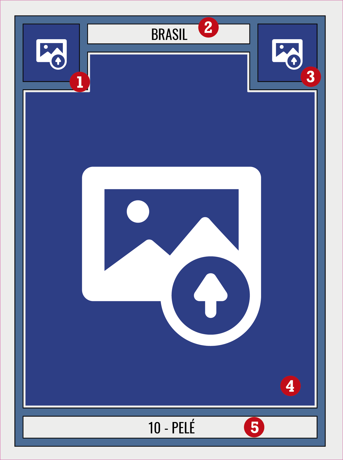 Poster football vinyle personnalisable chrome - TenStickers