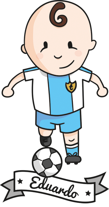 Poster football vinyle personnalisable footballeur - TenStickers