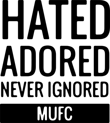 Poster football vinyle décoratif mufc royaume-uni - TenStickers